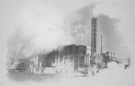 Valentina Ceci Milano 1 Impianto No 1 2015 Penna biro nera su cartoncino...