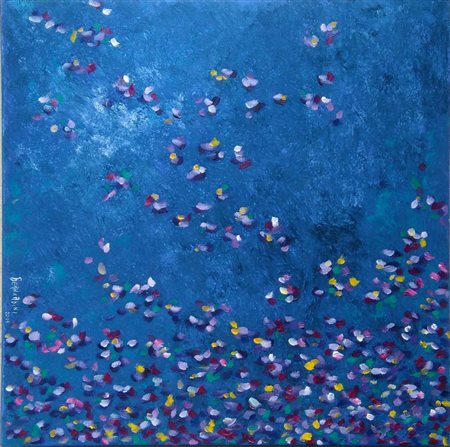 MILENA BERNARDINI SAN BENEDETTO DEL TRONTO 1978 Petali 2015 acrilico e olio...