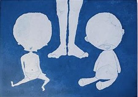 Claudia Chiatellino Moncalieri 1988 Skinny Homunculus 2013 Olio su Tela 50x70...