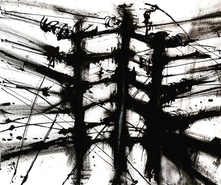 Eleonora Prado Milano 2015 cavi in tensione 2015 inchiostro indiano e nero di...