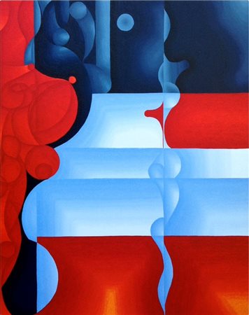 ANGELICA D'ALESSIO BELLUNO 1 ADESSO 2014 OLIO SU TELA 90x70 Certificato di...