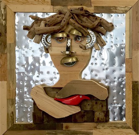 lele de bonis torino 1980 DON DE L'AMOUR 2 2015 Tecnica mista su tavola 60x60...