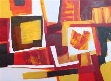 Alessandra Bisi Milano 1965 RED LEP 2010 olio su tela 60x80