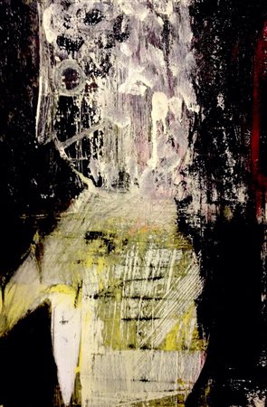 Lorenzo Fabietti Milano 1 testa che ride 2014 Acrilico spray smalto su tela...