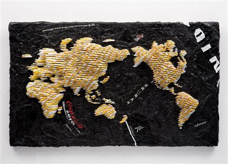 Davide Genna Milano 1983 Prospettiva plastica 2011 fusione di plastiche e...