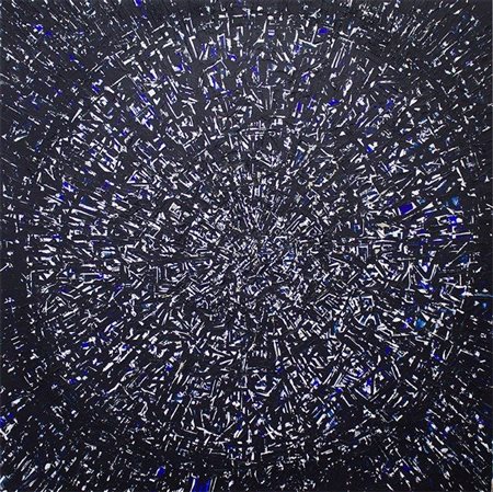 william raffredi Milano 1986 Stardust 2015 Acrilico su tela 100x100...
