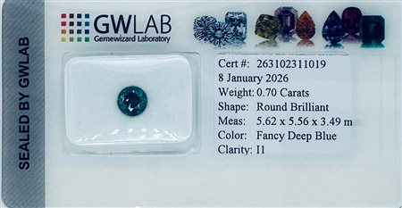 FANCY BLU PROFONDO* 0,70 CT - C40207-31-2