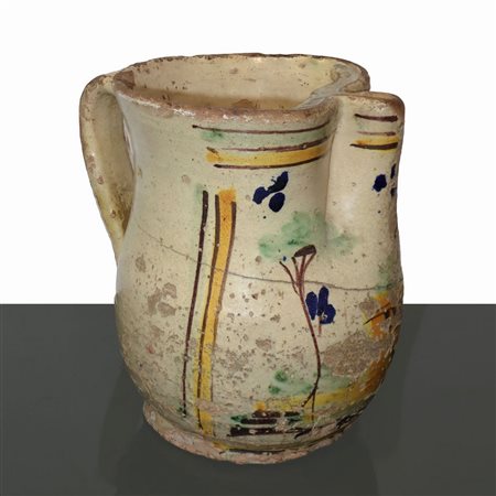 Cannata in maiolica policroma di Caltagirone, 19° / 20° secolo