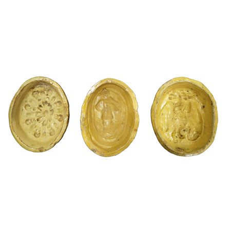 Gruppo di 3 formelle per la mostarda