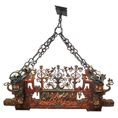 Sospensione costituita da un frammento di carretto