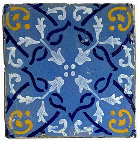 Antonio  Pace (Santo Stefano di Camastra)  - 90 piastrelle in ceramica siciliana di Santo Stefano di Camastra (90 piastrelle), Messina, primi 20° secolo