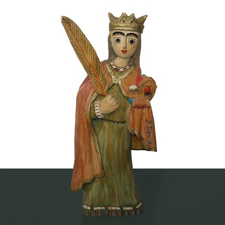 S.Agata, Scultura lignea, 20° secolo