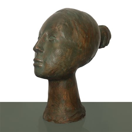 Cesare D'Angelo (Catania 1940 - 2006)  - Testa di donna