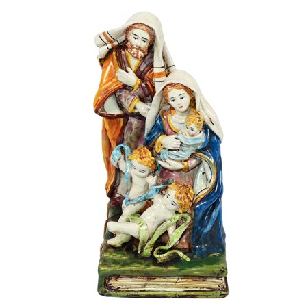 Ceramiche e presepi d'arte  Scarlatella - Libro Sacra famiglia
