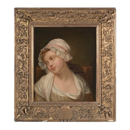 Jean-Baptiste Greuze (Parigi 1725 - 1805) cerchia/seguace di
