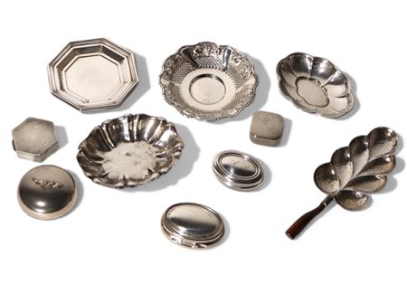 Lotto di curiosità in argento