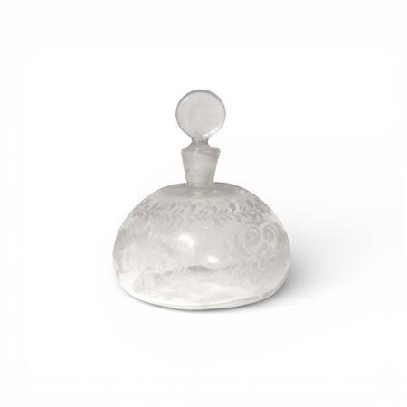 Boccetta da profumo in vetro incolore