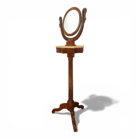 Barbierina in noce e marmo