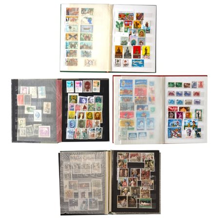 Quattro classificatori con francobolli