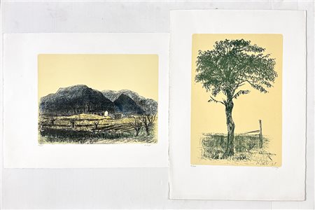 ALBERTO ZIVERI (1908-1990) - Lotto unico composto da 2 litografie