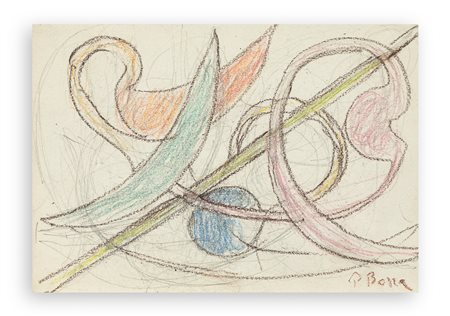 POMPEO BORRA (1898-1973) - Composizione astratta, 1951