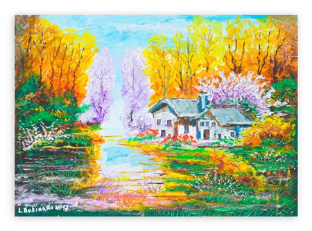 BUSINARO LEONARDO (1965) - Autunno in valle, 2017