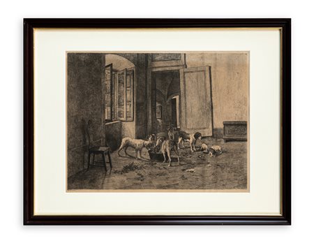 FRANCESCO COLOMBI BORDE (1846-1905) - Senza Titolo