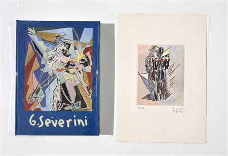 PRIMO CONTI (1900-1988) - Donna di schiena (Omaggio a Severini), 1978