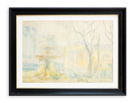 GIUSEPPE CAMPESE (1924-2000) - Milano: Piazza Fontana, 1965