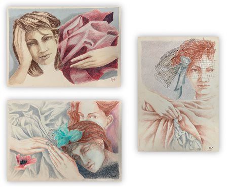 PAOLA GROTT (1951-2022) - Lotto unico di 3 opere