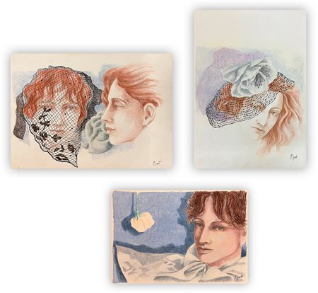 PAOLA GROTT (1951-2022) - Lotto unico di 3 opere