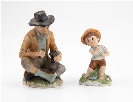 MANIFATTURA CAPODIMONTE DEL XX SECOLO - Lotto unico composto da: