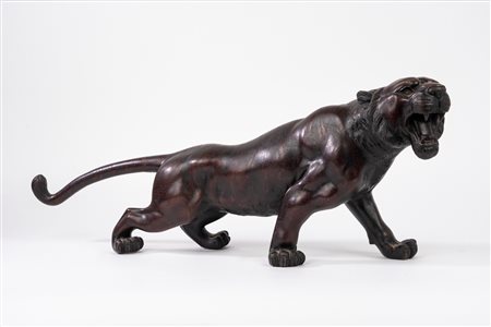 Tigre in bronzo, Art Decò