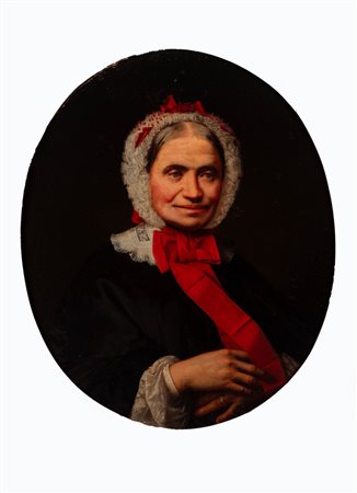 Scuola lombarda, secolo XIX - Ritratto di nobildonna