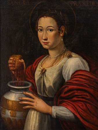 Scuola toscana, fine secolo XVI - inizi secolo XVII - Santa Prassede
