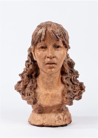 Scuola italiana inizi del XX secolo - Busto di ragazza