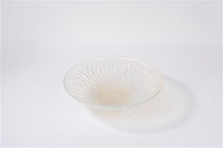 Piatto in vetro opalino Art Deco