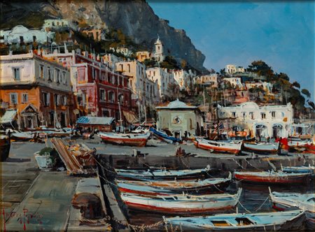 Andrea Patrisi (Napoli 1954)  - Il Borgo di Capri