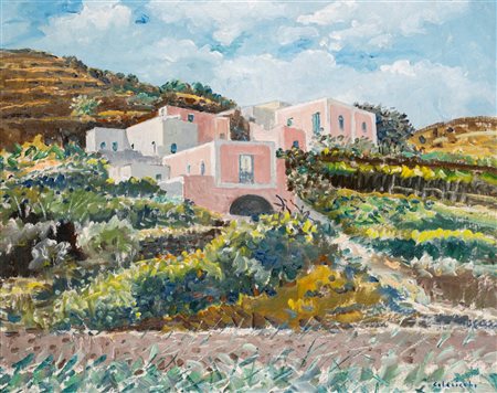 Giovanni Colacicchi (Anagni 1900 - Firenze 1992)  - Isola di Ponza