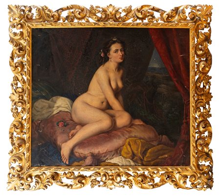 Scuola italiana del XIX secolo - Olimpia abbandonata da Bireno