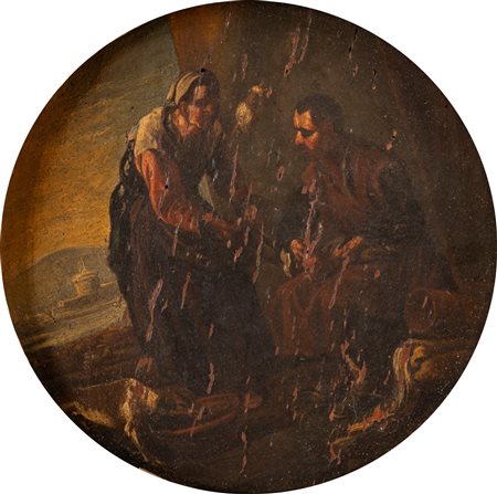 Domenico Brandi (Napoli 1684 - 1736)  - La filatrice