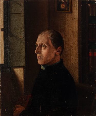 Scuola italiana, secolo XIX - Ritratto di prelato