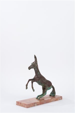 Fonderia Chiurazzi - Scultura in bronzo raffigurante cavallo impennato