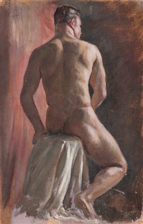 Scuola italiana, inizi secolo XX - Nudo accademico