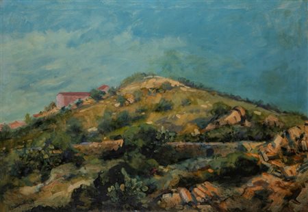 Ugo Steffanutti (Venezia 1924 - 2004)  - Sardegna '67, Santa Barbara Cagliari