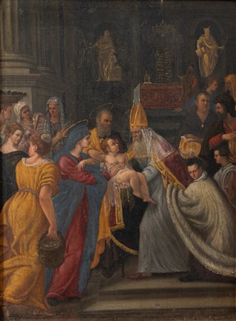 Seguace dei Bassano - Presentazione di Gesù al tempio