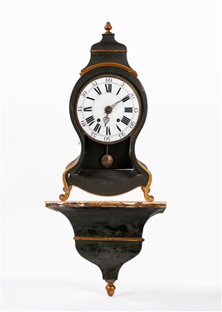 Pendola in legno ebanizzato, Francia secolo XVIII-XIX