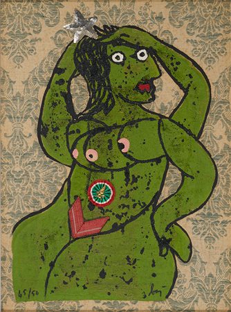 ENRICO BAJ, Grand nu national