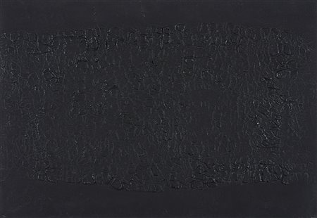 ALBERTO BURRI, Cretto nero "A"