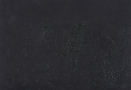 ALBERTO BURRI, Cretto nero "B"